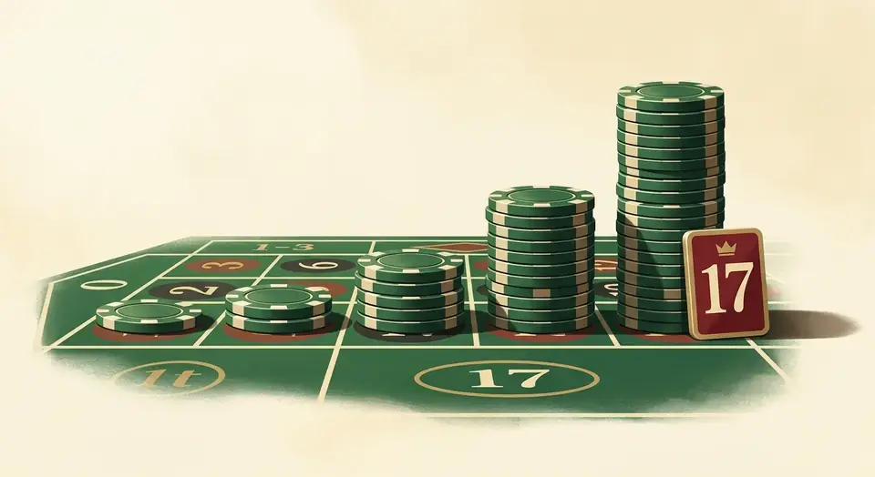 Martingale roulette betting progression chart