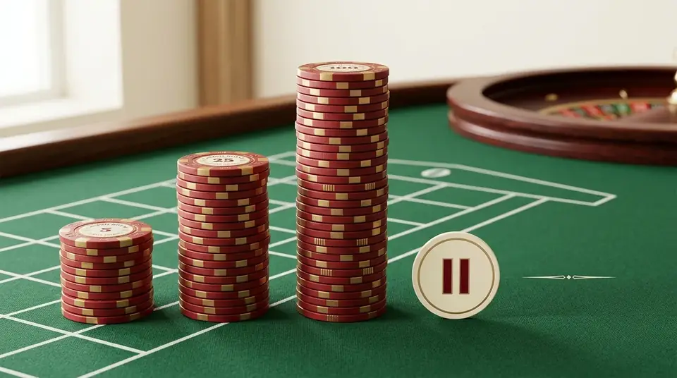 Paroli three-win cycle roulette progression